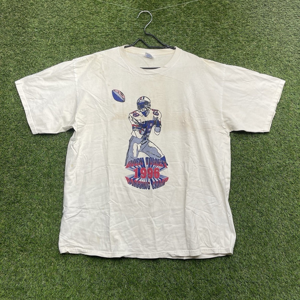 Vintage Football Starter Shirt Mens XL Single Stitch White Big Logo 1996 Boxy